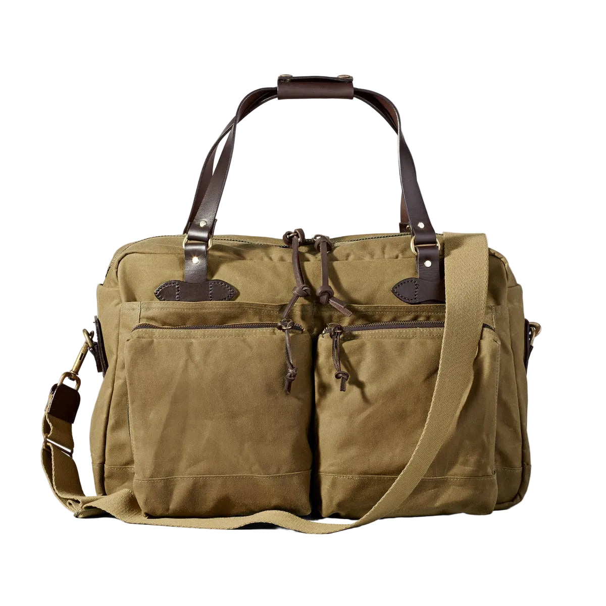 48-hour Tin Cloth Duffle Bag, Dark Tan-Tasker-Filson 1897-Motorious Copenhagen
