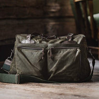 48-hour Tin Cloth Duffle Bag, Ottergreen-Tasker-Filson 1897-Motorious Copenhagen