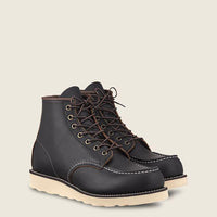 6" Classic MOC, Black Prairie Leather, Style no. 8849-Sko og støvler-Red Wing Shoes-Motorious Copenhagen