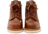 6" Classic MOC, Copper Rough & Tough Leather, Style no. 1907, Oil Tanned-Sko og støvler-Red Wing Shoes-Motorious Copenhagen