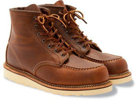 6" Classic MOC, Copper Rough & Tough Leather, Style no. 1907, Oil Tanned-Sko og støvler-Red Wing Shoes-Motorious Copenhagen