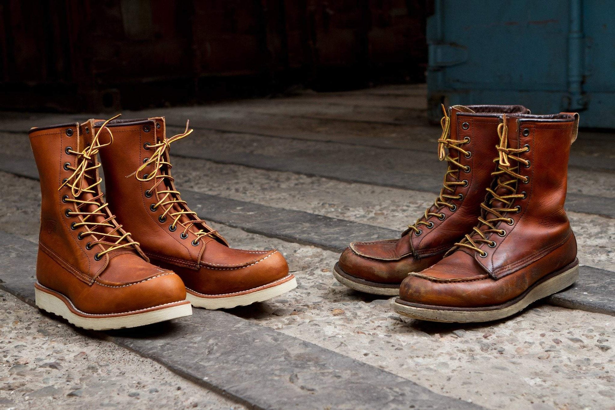 8" Classic MOC, Oro Legacy Leather, Style no. 877, Brown-Sko og støvler-Red Wing Shoes-Motorious Copenhagen