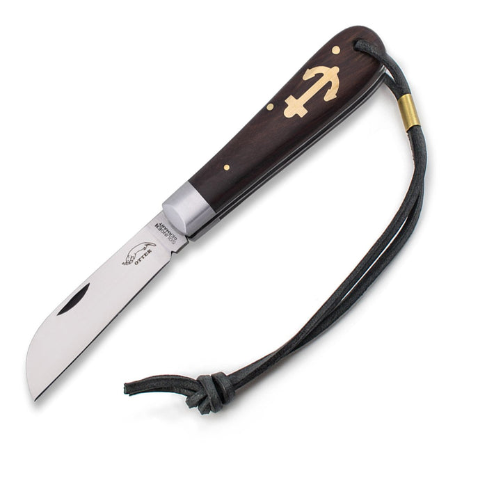 Anchor knife, Grenadilla handle, small - with strap-Knive og Værktøj-Otter Knives-Motorious Copenhagen