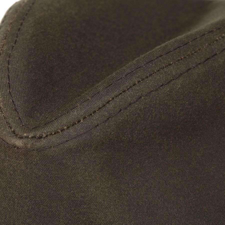 Avasun Waxed Cotton Traveller, Dark brown-Hatte og Caps-Stetson-Motorious Copenhagen