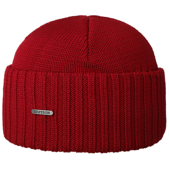 Beanie Merino Wool, Red-Huer og Beanies-Stetson-Motorious Copenhagen