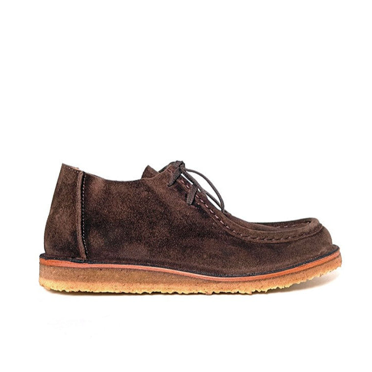 Beenflex Suede shoes, Dark Chestnut-Sko og støvler-Astorflex-Motorious Copenhagen