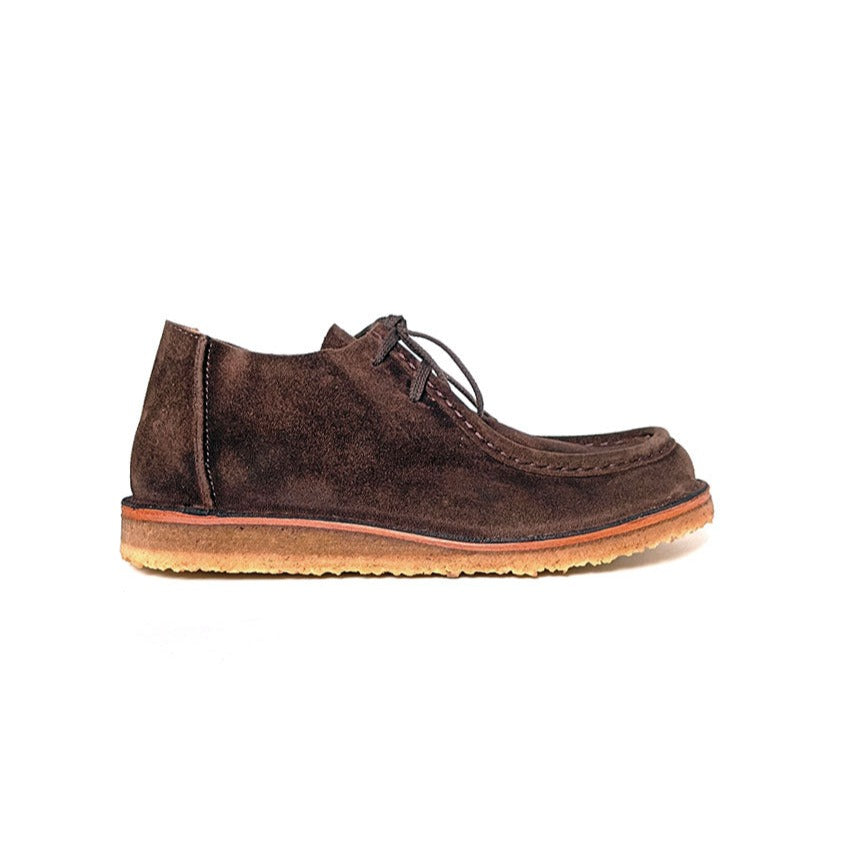 Beenflex Suede shoes, Dark Chestnut-Sko og støvler-Astorflex-Motorious Copenhagen