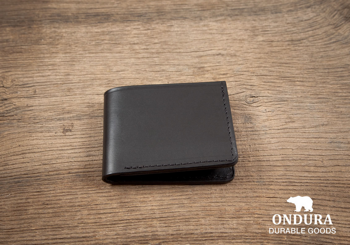 Bifold Wallet, Black-Tegnebøger-Ondura Durable Goods-Motorious Copenhagen