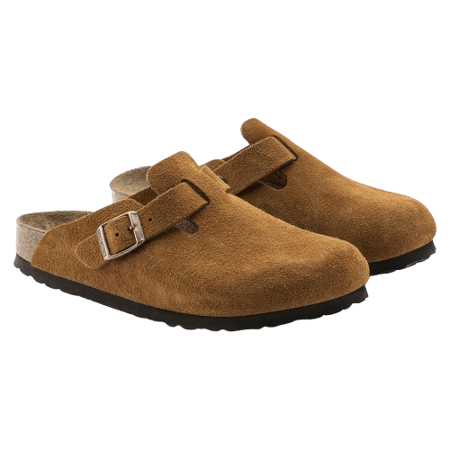 Boston, Soft Footbed, Suede leather, Mink-Sko og støvler-Birkenstock-Motorious Copenhagen