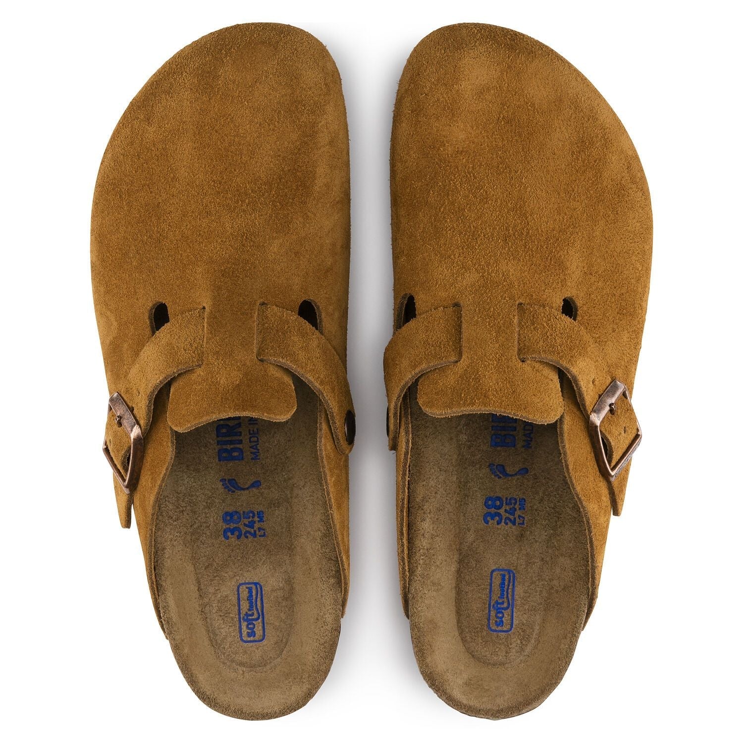 Boston, Soft Footbed, Suede leather, Mink-Sko og støvler-Birkenstock-Motorious Copenhagen