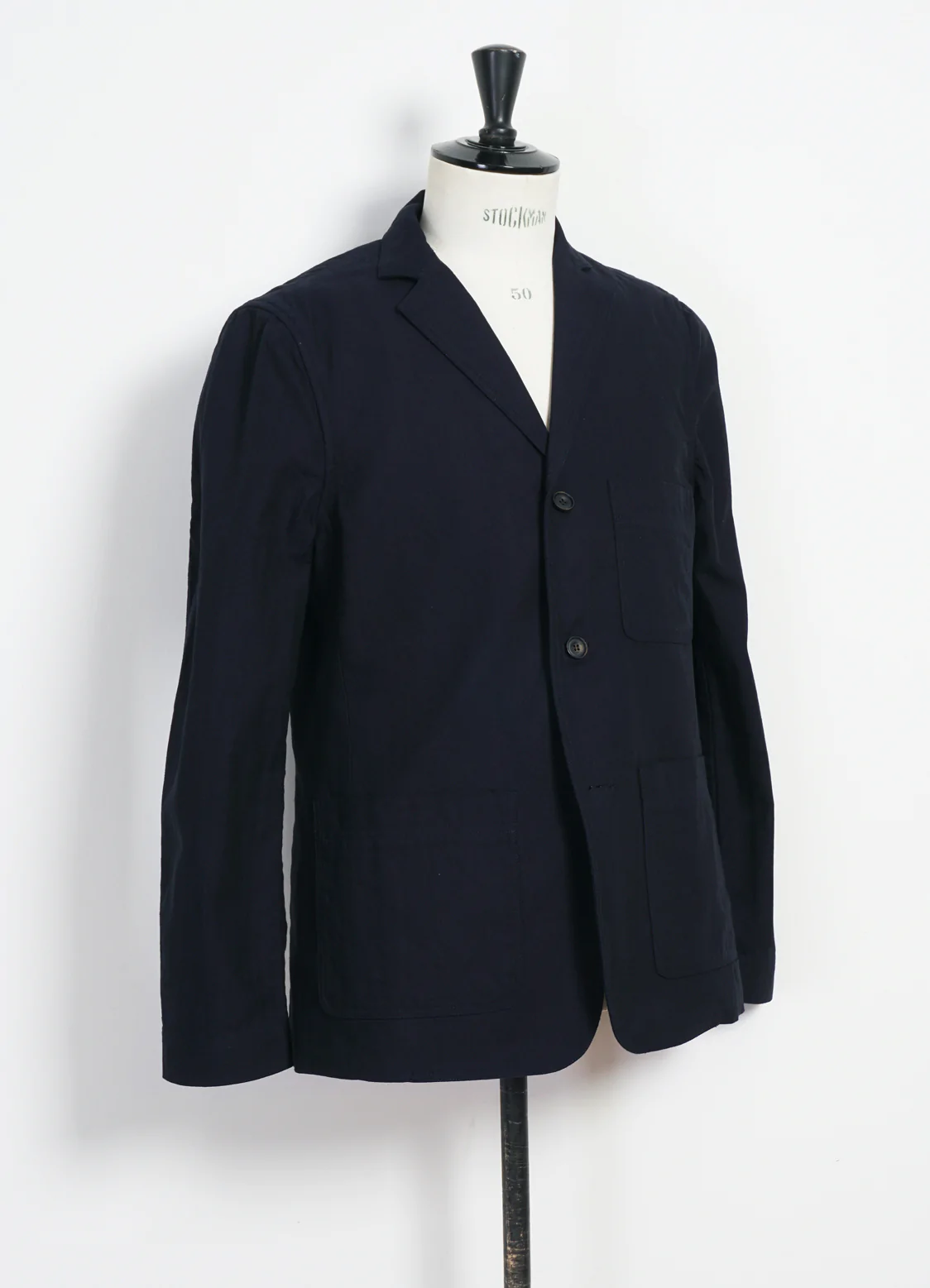 Charlie, Easy Three Button Blazer, Indigo-Blazere-Hansen Garments-Motorious Copenhagen