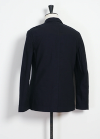Charlie, Easy Three Button Blazer, Indigo-Blazere-Hansen Garments-Motorious Copenhagen