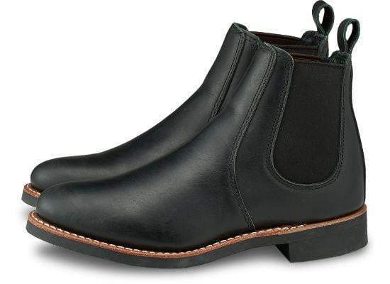 Chelsea, 6-inch, Black Boundary Leather, Womens style no. 3455-Sko og støvler-Red Wing Shoes-Motorious Copenhagen