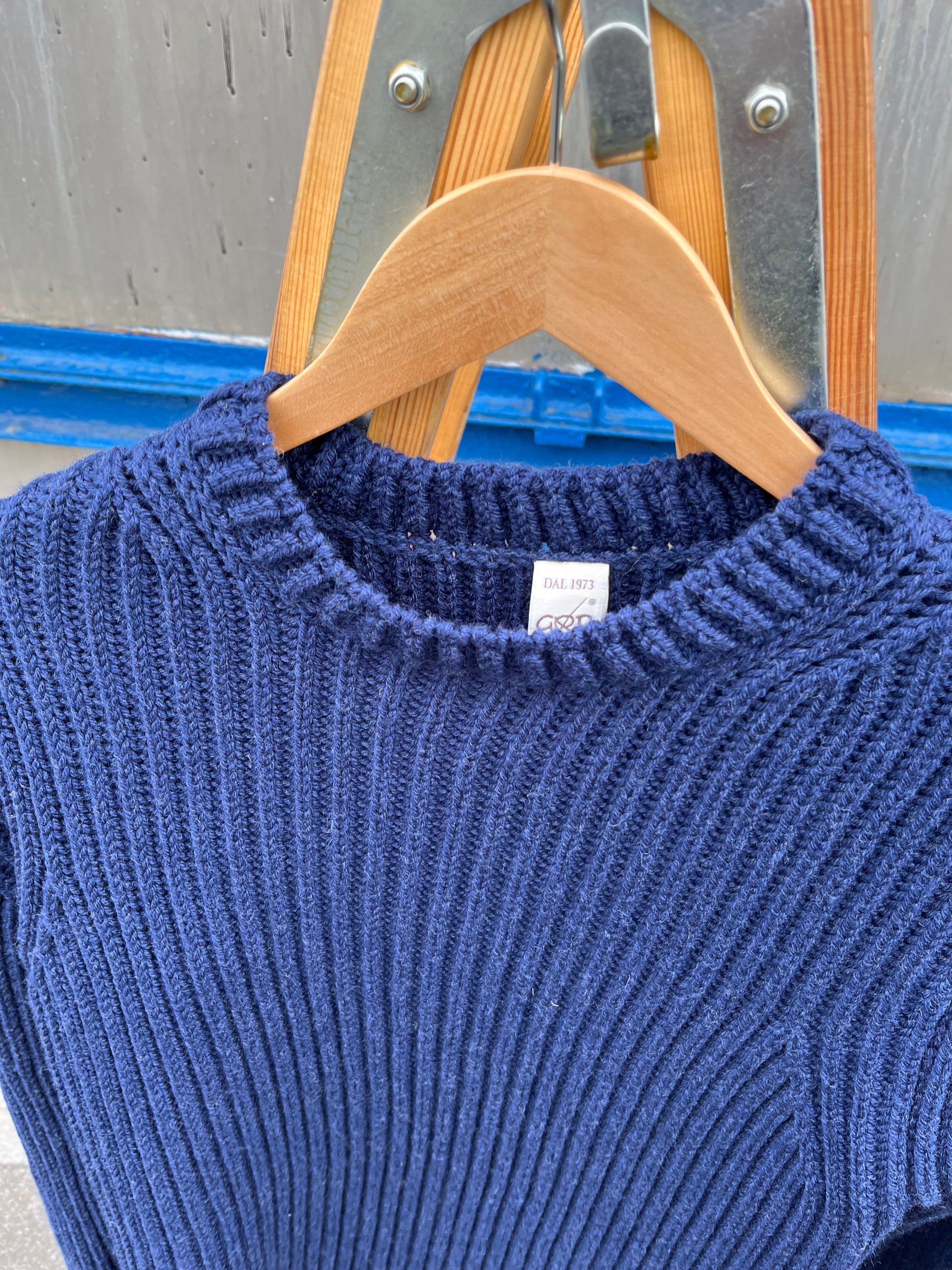 Crewneck, Long sleeve, Indigo-Sweatshirts-GRP-Motorious Copenhagen