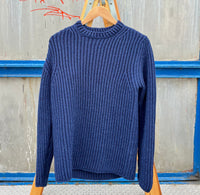 Crewneck, Long sleeve, Indigo-Sweatshirts-GRP-Motorious Copenhagen
