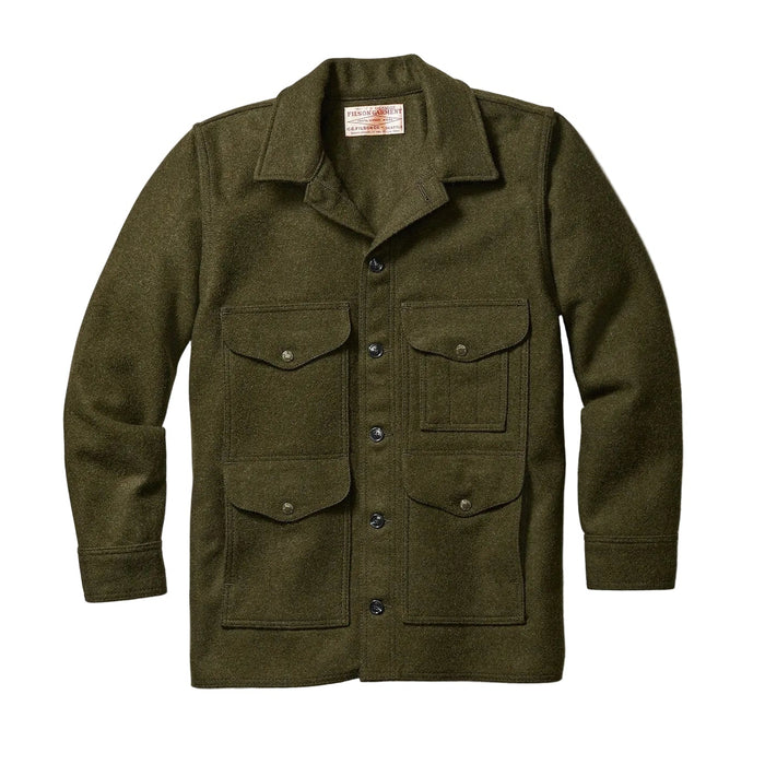Cruiser Jacket, Mackinaw Wool, Forest Green-Jakker-Filson 1897-Motorious Copenhagen