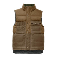Cruiser Vest, Down, Dark Tan-Veste-Filson 1897-Motorious Copenhagen