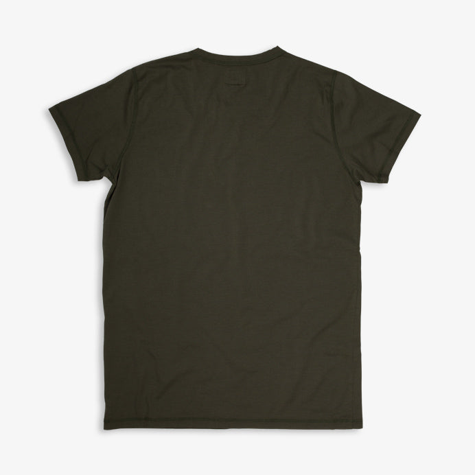 Dani Organic Cotton-Jersey T-Shirt, Forest Green-T-shirts-Hemen Biarritz-Motorious Copenhagen