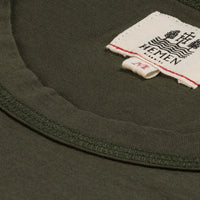 Dani Organic Cotton-Jersey T-Shirt, Forest Green-T-shirts-Hemen Biarritz-Motorious Copenhagen