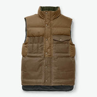 Down Cruiser Vest, Dark Tan-Veste-Filson 1897-Motorious Copenhagen