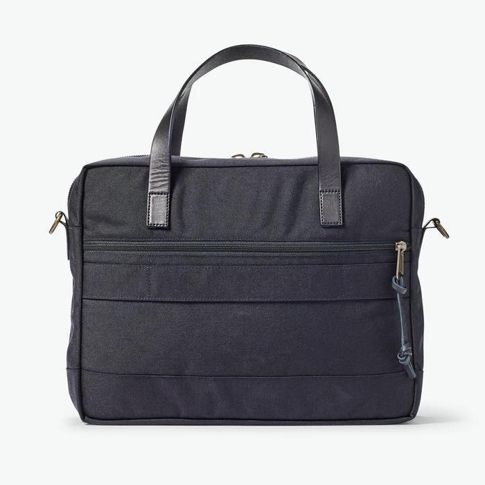Dryden Briefcase, Dark Navy-Tasker-Filson 1897-Motorious Copenhagen