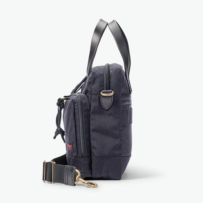Dryden Briefcase, Dark Navy-Tasker-Filson 1897-Motorious Copenhagen
