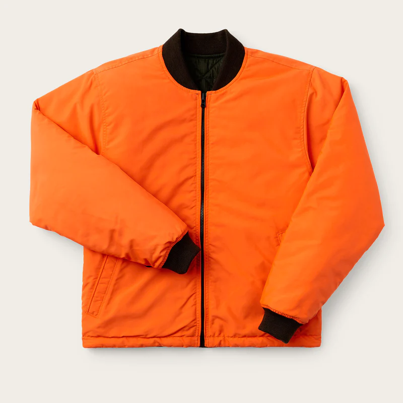 Eagle Plains Jacket liner, Surplus Green / Blaze Orange-Jakker-Filson 1897-Motorious Copenhagen