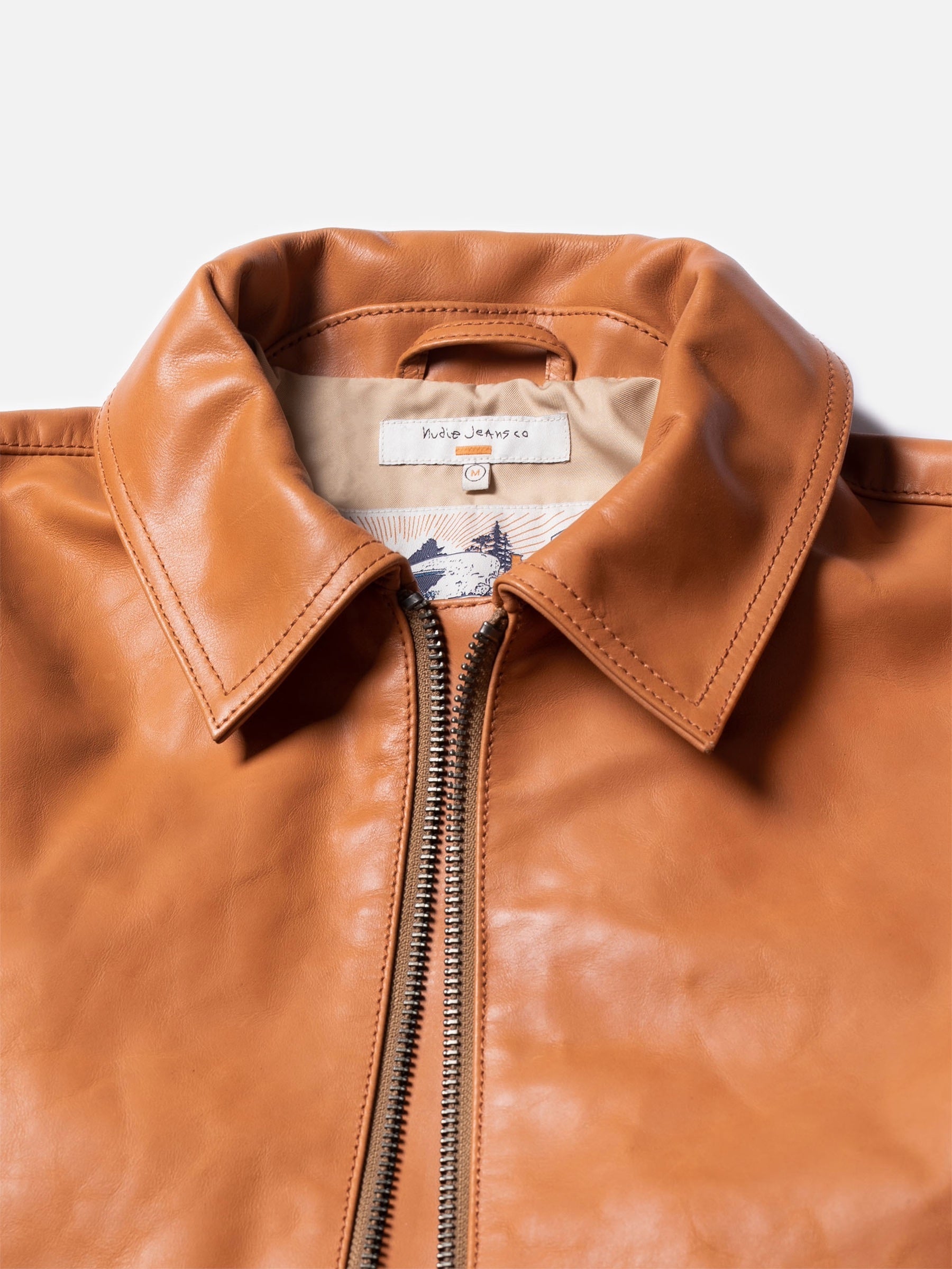 Eddy Nappa Leather Jacket, Conjac-Jakker-Nudie Jeans-Motorious Copenhagen