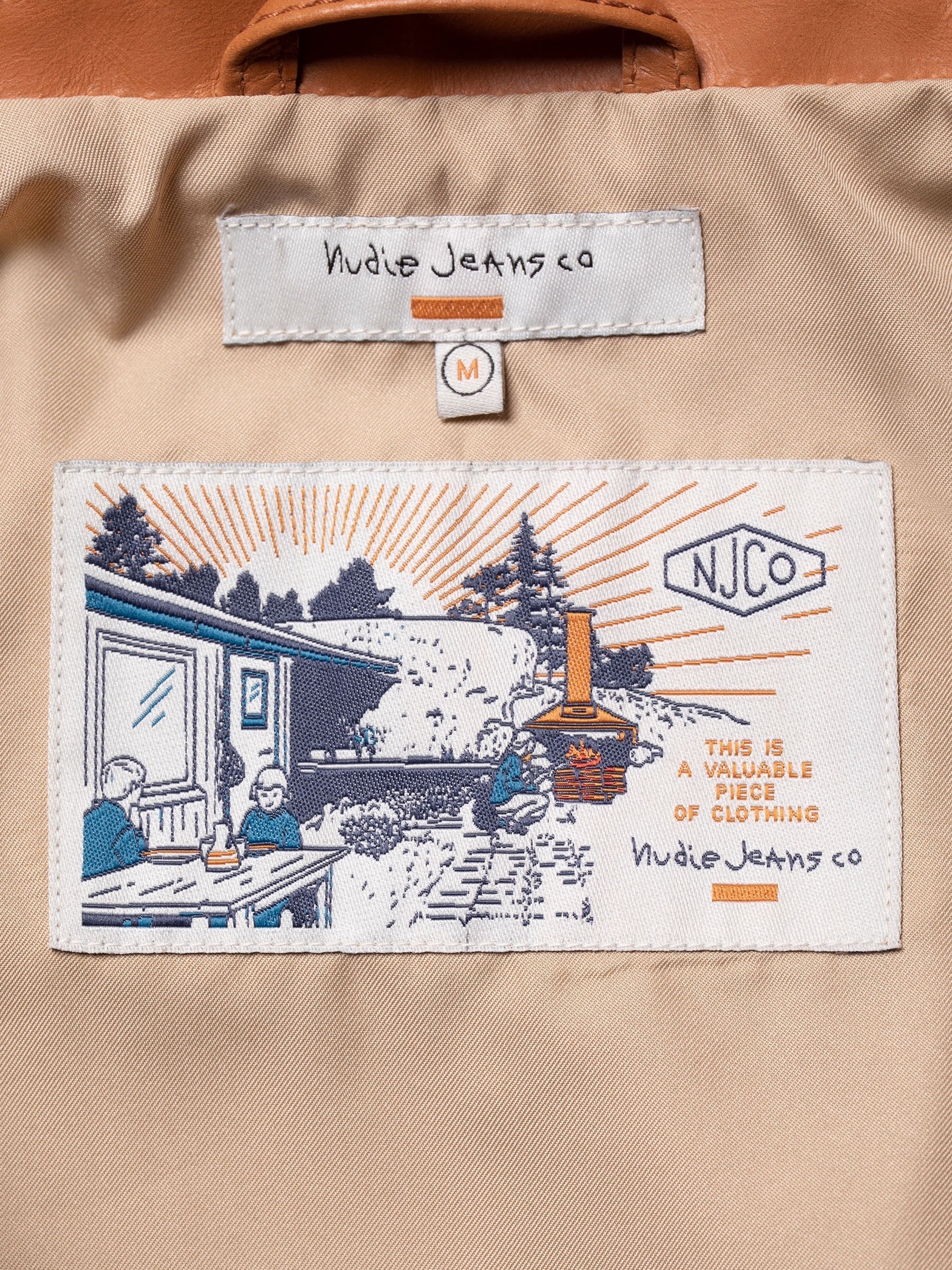 Eddy Nappa Leather Jacket, Conjac-Jakker-Nudie Jeans-Motorious Copenhagen