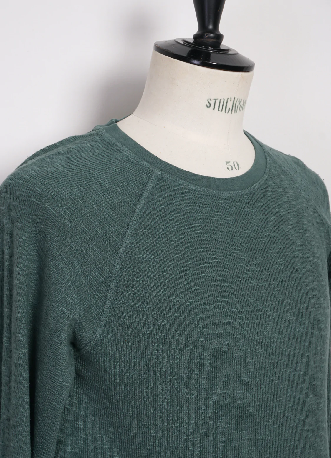 Felix, Raglan Long sleeve T-shirt, Eucalyptus-T-shirts-Hansen Garments-Motorious Copenhagen