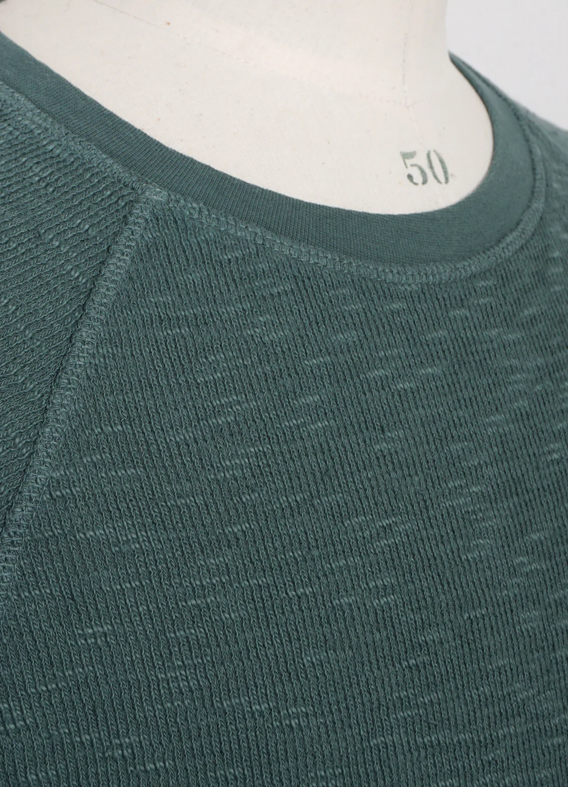 Felix, Raglan Long sleeve T-shirt, Eucalyptus-T-shirts-Hansen Garments-Motorious Copenhagen