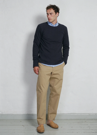 Felix, Raglan Long sleeve T-shirt, Indigo-like-T-shirts-Hansen Garments-Motorious Copenhagen