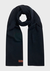 Fine Rib Scarf, Navy-Halstørklæder-Klitmøller Collective-Motorious Copenhagen