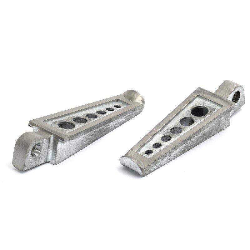 Footpegs, Six Hole RAW polished-MC reservedele-Rocket Inc-Motorious Copenhagen
