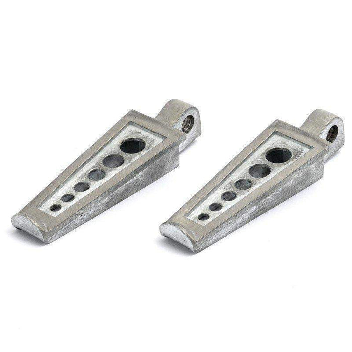 Footpegs, Six Hole RAW polished-MC reservedele-Rocket Inc-Motorious Copenhagen