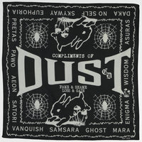 Foulard Compliments Of Dust bandana, Black-Halstørklæder-Eat Dust-Motorious Copenhagen