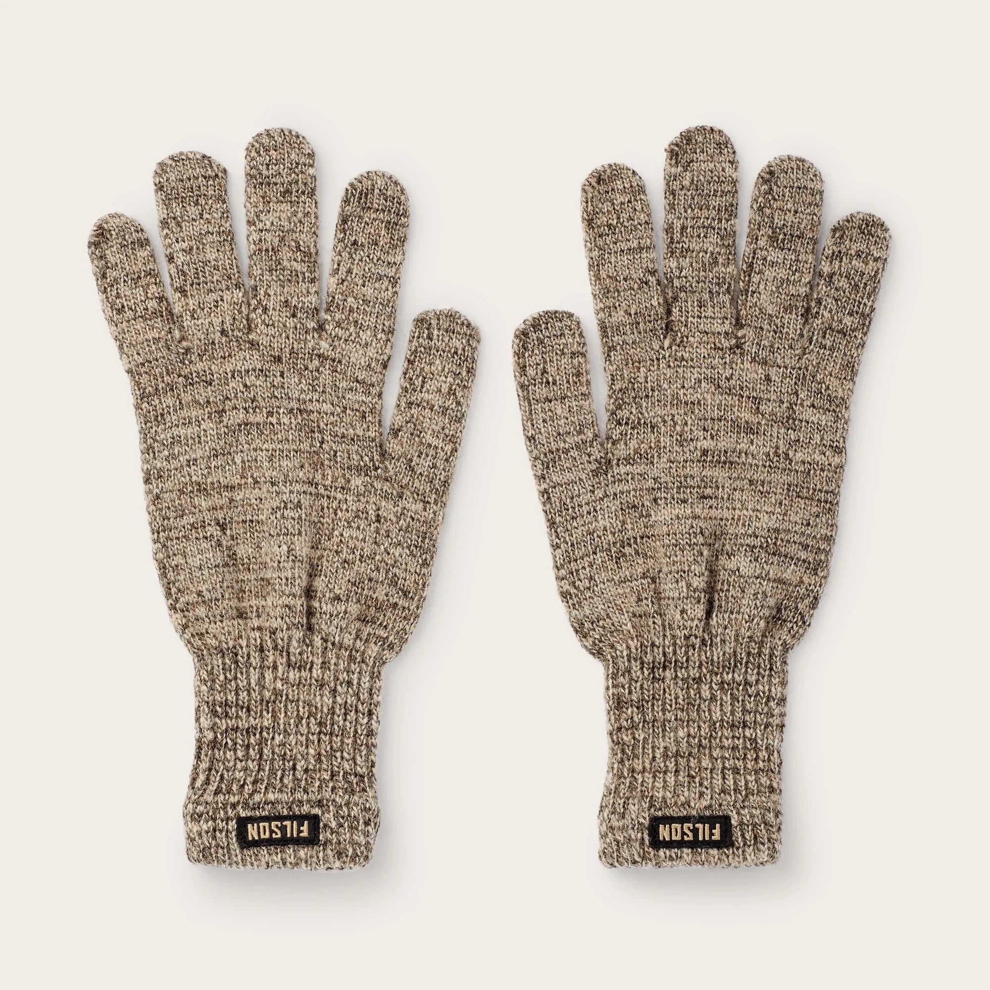 Full Finger Knit Gloves, Root Heather-Handsker-Filson 1897-Motorious Copenhagen