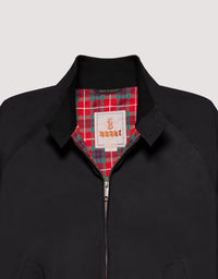 G9 Classic Fit Harrington Jacket, Black-Jakker-Baracuta-Motorious Copenhagen