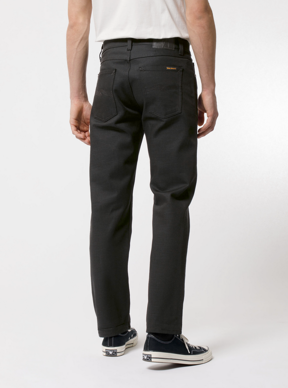 Gritty Jackson, Dry Black YD-Bukser-Nudie Jeans-Motorious Copenhagen