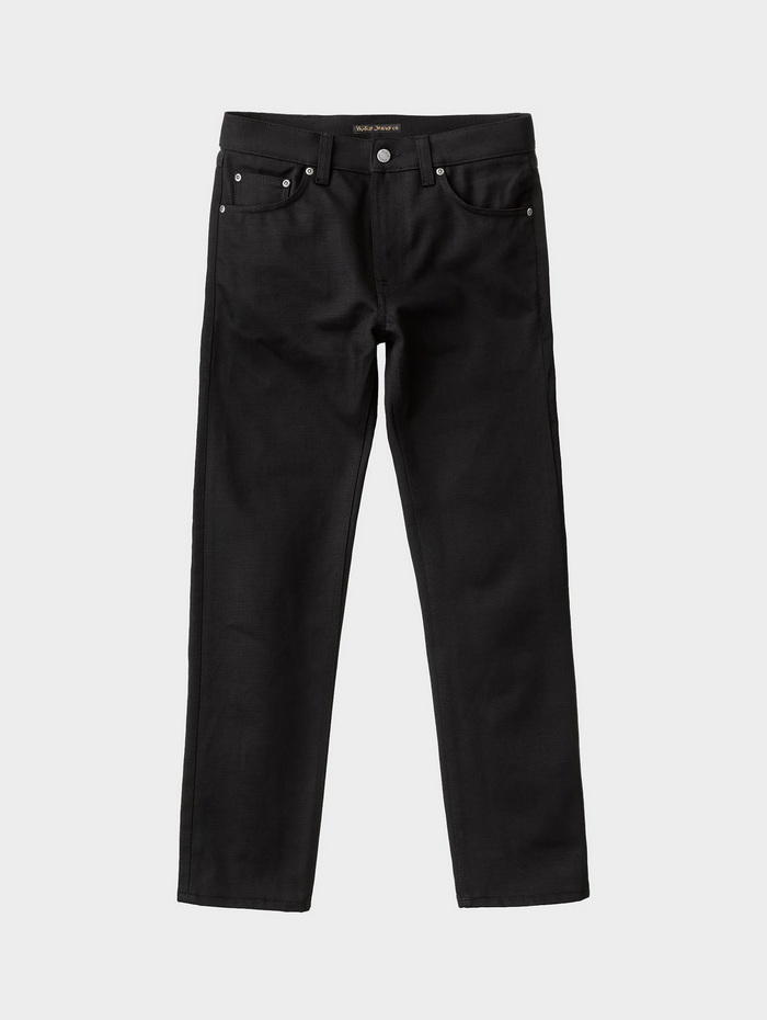 Gritty Jackson, Dry Black YD-Bukser-Nudie Jeans-Motorious Copenhagen