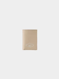 Hagdahl Wallet, New Logo, Cream-Tegnebøger-Nudie Jeans-Motorious Copenhagen
