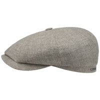 Hatteras Ellington Flat Cap, Grey/Beige-Hatte og Caps-Stetson-Motorious Copenhagen