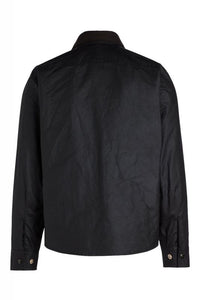 Heavy Shirt, Waxed, Black-Jakker-Manifattura Ceccarelli-Motorious Copenhagen