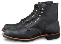 Iron Ranger, Black Harness Leather, Style no. 8084-Sko og støvler-Red Wing Shoes-Motorious Copenhagen
