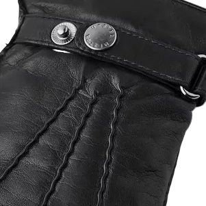 Jake leather gloves, Black-Handsker-Hestra-Motorious Copenhagen