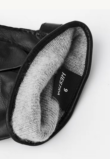 Jake leather gloves, Black-Handsker-Hestra-Motorious Copenhagen