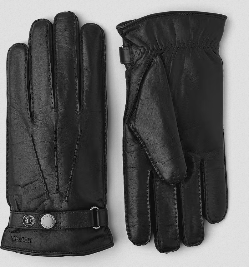 Jake leather gloves, Black-Handsker-Hestra-Motorious Copenhagen