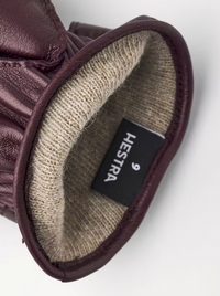 Jake leather gloves, Bordeaux-Handsker-Hestra-Motorious Copenhagen