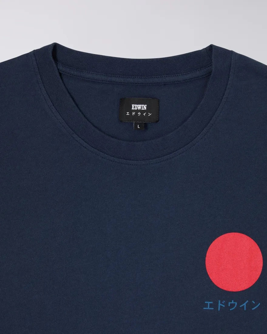 Japanese Sun T-shirt, Navy Blazer-T-shirts-Edwin-Motorious Copenhagen