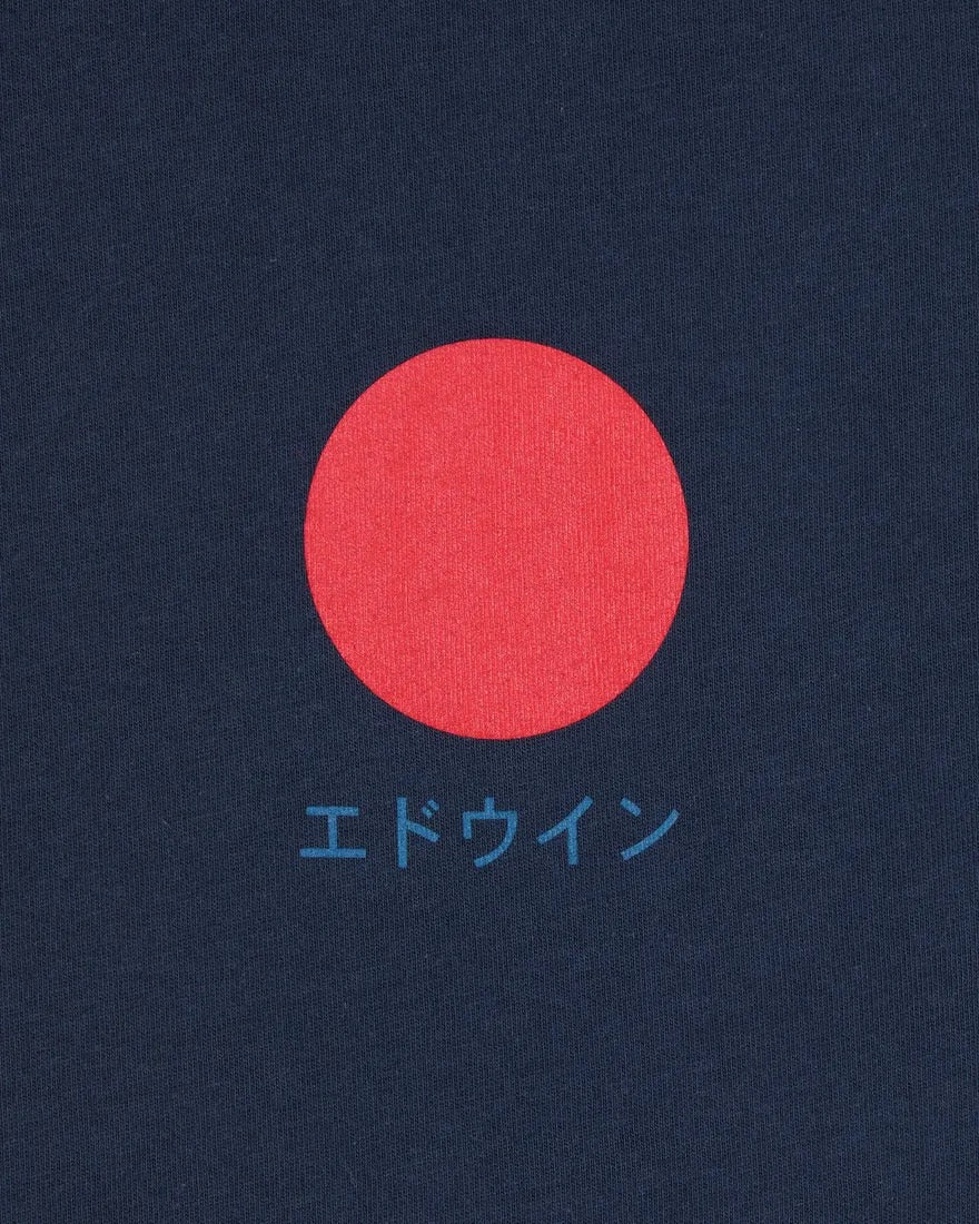 Japanese Sun T-shirt, Navy Blazer-T-shirts-Edwin-Motorious Copenhagen